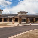 The exterior of Deer Creek Middle School was designed by Renaissance Architecture.