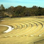 Another view of the steps of the outdoor amphitheater at Avedis Park. These were designed by Renaissance Architecture.