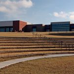 The steps of the outdoor amphitheater at Avedis Park were designed by Renaissance Architecture.