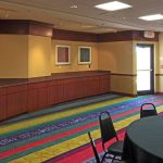 The meeting area at Courtyard by Marriot was designed by Renaissance Architecture.