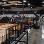 Wheelchair accessibility and companion seating at the Lindsay Leopard Arena was designed by Renaissance Architecture.