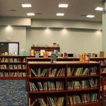 The media center and safe room at Spring Creek Elementary school were designed by Renaissance Architecture.