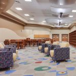 The media center at Deer Creek Middle School was designed by Renaissance Architecture.