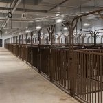 The new hog and sheep pens at the Major County Fairgrounds Event Center was designed by Renaissance Architecture