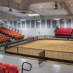 The multipurpose arena of Major County Fairgrounds Event Center was designed by Renaissance Architecture
