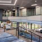 The lobby at Metro Technology Centers- District Center was designed by Renaissance Architecture.
